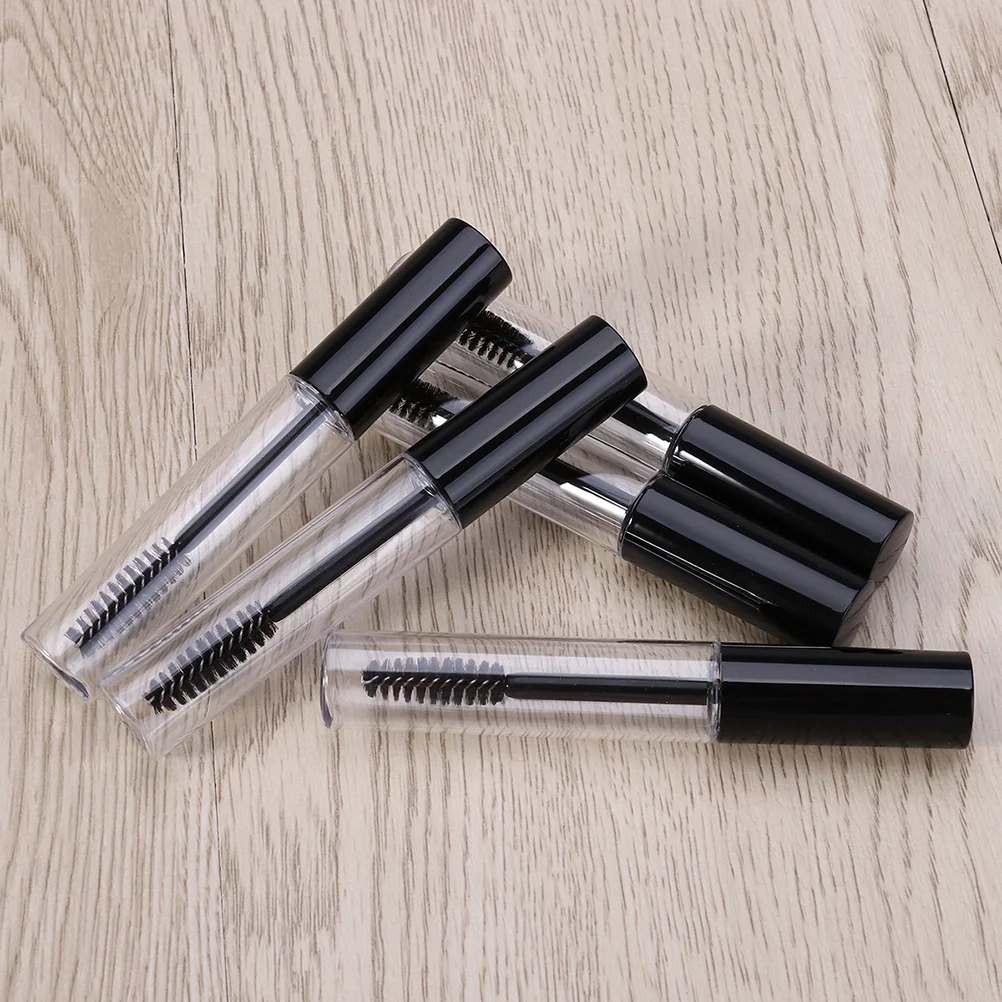 6Pcs Transparent Leere Mascara Rohre Wimpern Creme Flaschen Tragbare Reise Container DIY Wimpern Lagerung Wimpern Creme Flasche