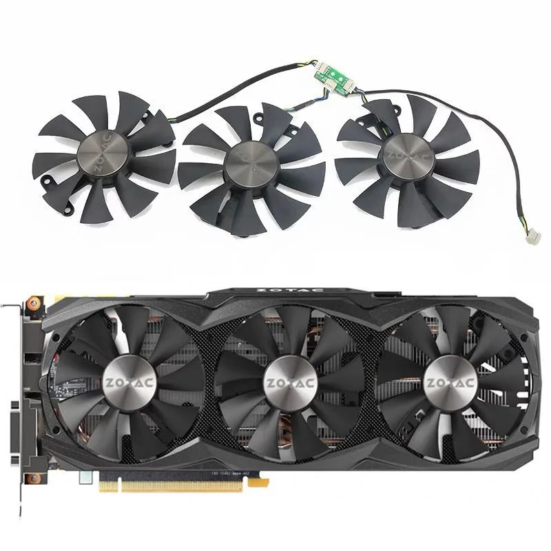 

85mm 4-pin GA91S2H GTX 980TI Cooler for Zotac GeForce GTX 980TI AMP 6 GB GTX980Ti ARCTICSTORM 6 GB GTX TITAN X ARCTICSTORM 12 GB