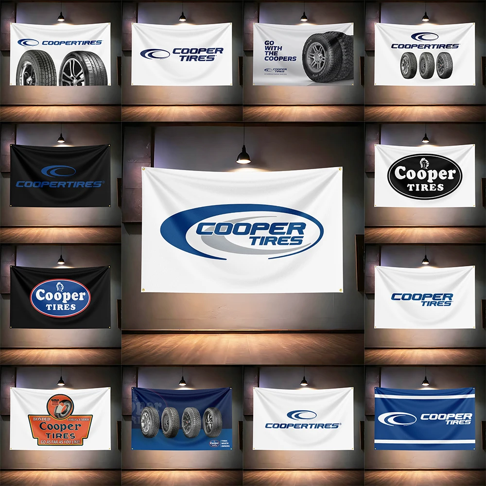 

Coop-ers Tires Flag 3x5ft 90x150cm For Garage Man Cave Bar Club Auto Shop Repair Shop Wall Decor Car Fans Banner