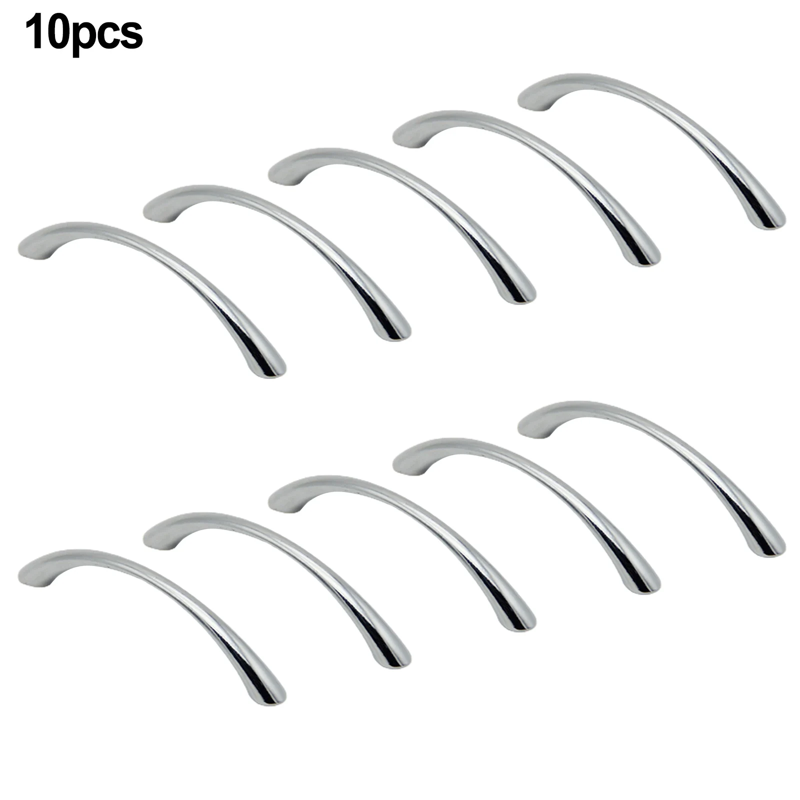 Shower Cabinets Pull Pull Handle Cabinets 10PCS Cabinet Closet Curved Handle Door Furniture Handles Door Handle
