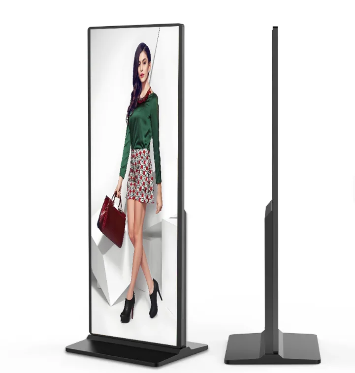 

69 Inch Vertical Full Color LED Advertising Screen Anti-Glare Coating Remote Control Digital Signage Touch Screen SDK Graphics