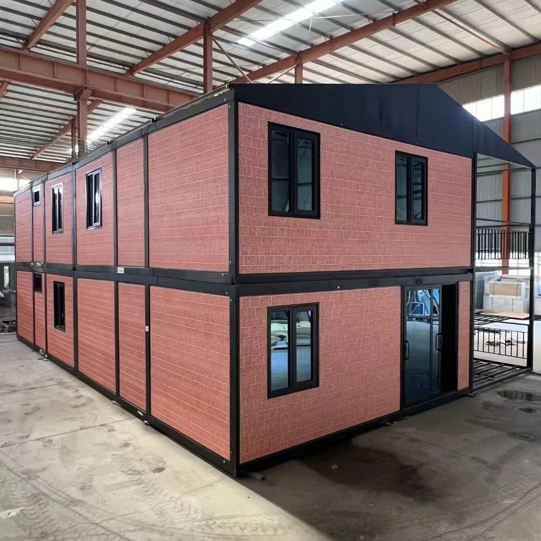 Two Story Home Container House American Standard Expandable Container House Luxury Modular Prefabricated House Foldable