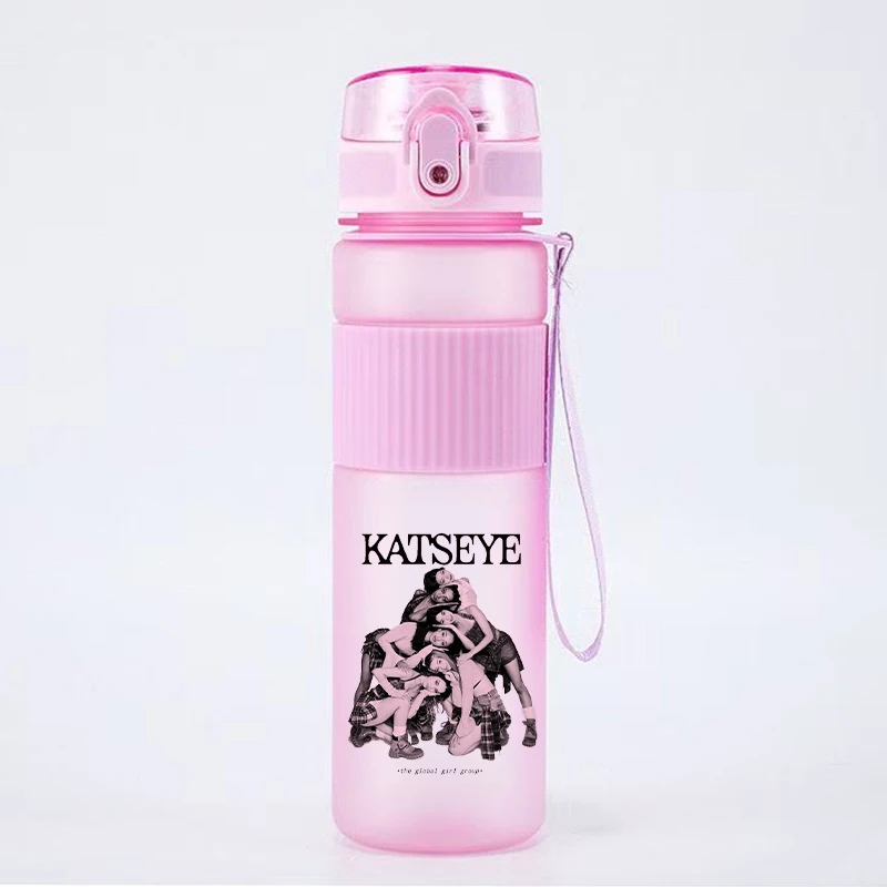 K POP KATSEYE 550ml Anime Sports Water Bottle