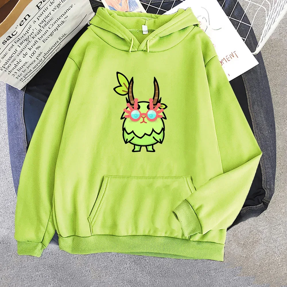 Oobletss Game Graphic Hoodie Cute Cartoon Animal Clothes Men/women Casual Sweatshirt Autumn Winter Fleece Pullovers Warm Hoody