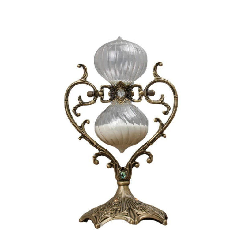 

Hourglass timer Nordic creative art personalized gift exquisite globe rotating home large desktop ornament