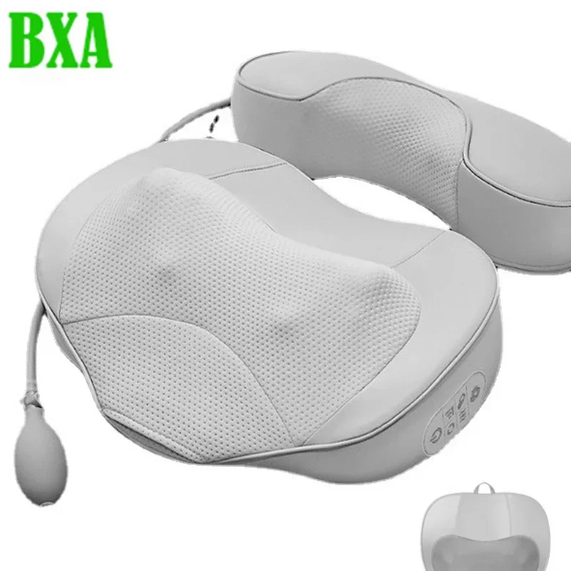 

Electric Neck and Back 2 IN 1 Massage Pillow Lumbar Massager Waist Kneading Massage Cushion Shiatsu Head Shoulder Masajeador