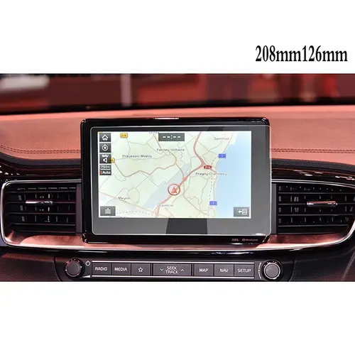 Protector de pantalla de navegación para coche, película de vidrio templado, accesorios de Interior para Ceed CD GT 2019 2020/Telluride 8 pulgadas