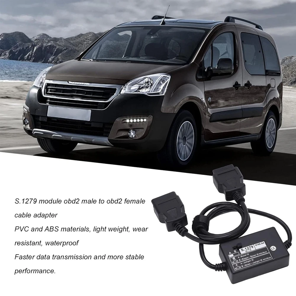 

Профессиональный модуль диагностического интерфейса S.1279 S1279, OBD-кабель для подключения для Lex3 2000, с новым автомобилем Nemo Bipper Boxer Jumper