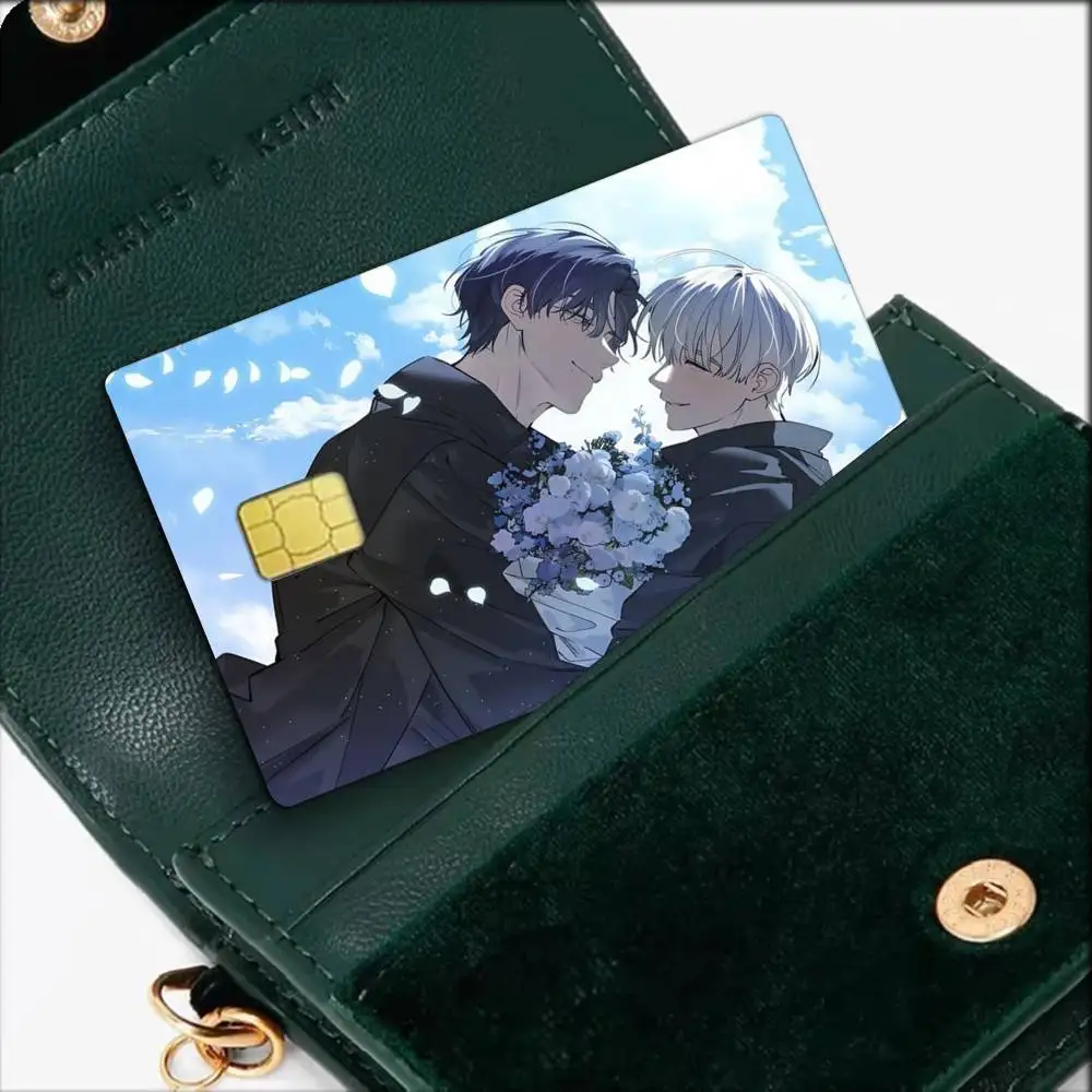 The H-Hunters gonna lay low Manhwa Waterproof Film Skin Cover Credit Card Stickers Debit Front Bank Bus Pass