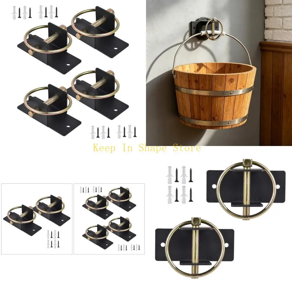 u1jc-2-パックヘビータイプスチール飼料バケットハンガー安定した納屋家畜の給餌用