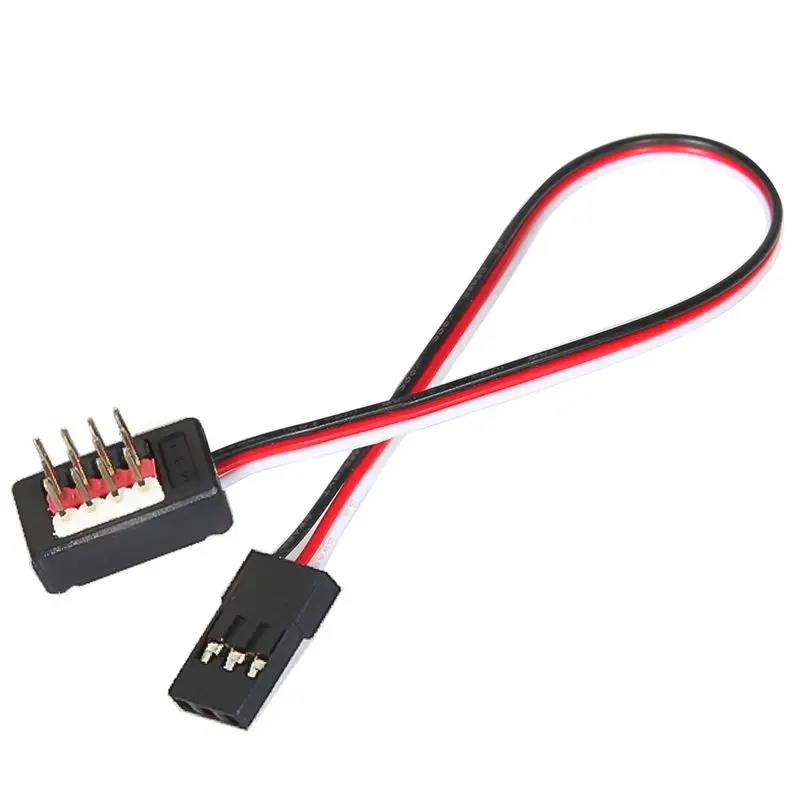 A19Q-1 To 4 RC Y Line Length Remote Control Cable Servo Fan Extender Wire For Futaba JR RC Car HSP/Traxxas TRX4 Axial SCX10