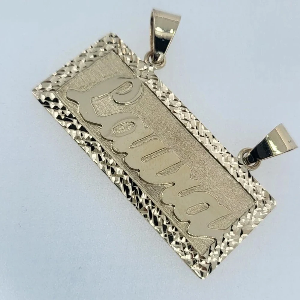 18k 3D Custom Gold Plate Nameplate Necklace Personalized Stainless Steel Name Pendant  Women Jewelry Necklaces Christmas Gift