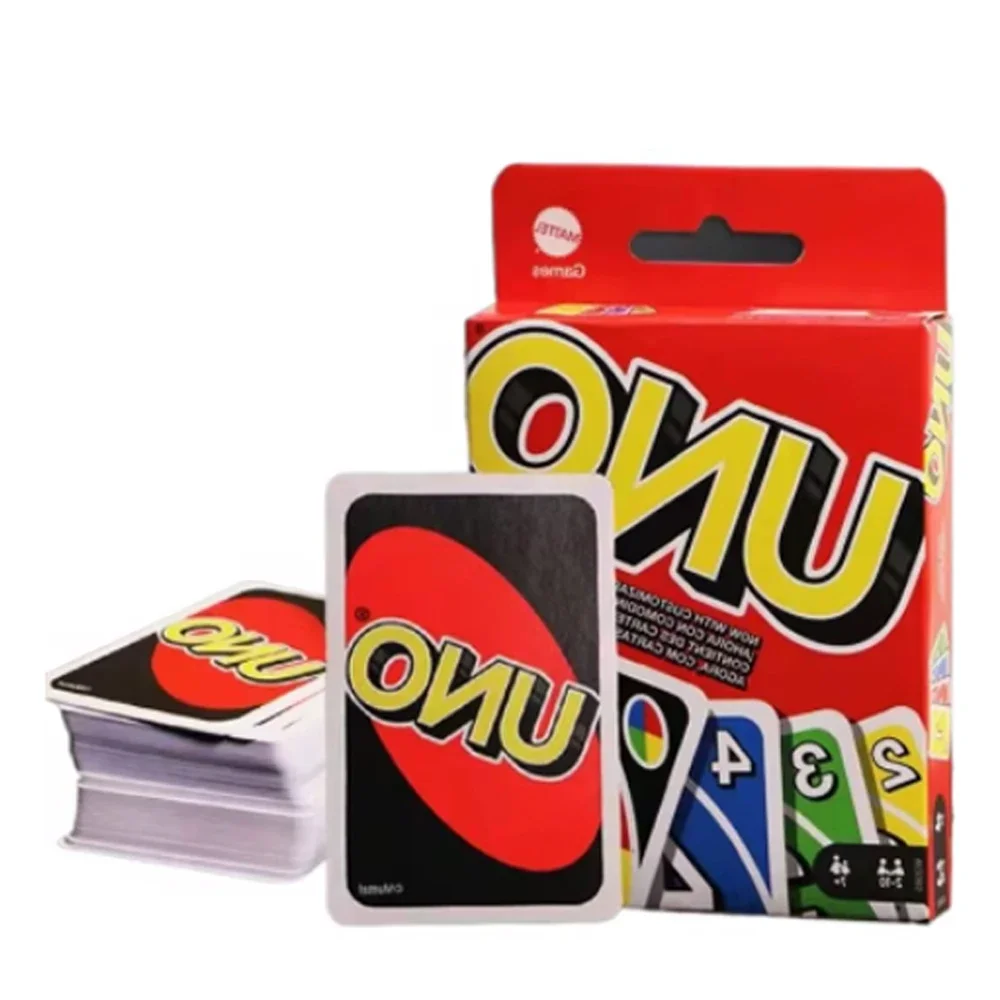2025 UNO Solitaire Classic Mattel Standard Edition Family Party Super FunDesktop-Puzzlespiel Multiplayer-Spielkarten Großhandel