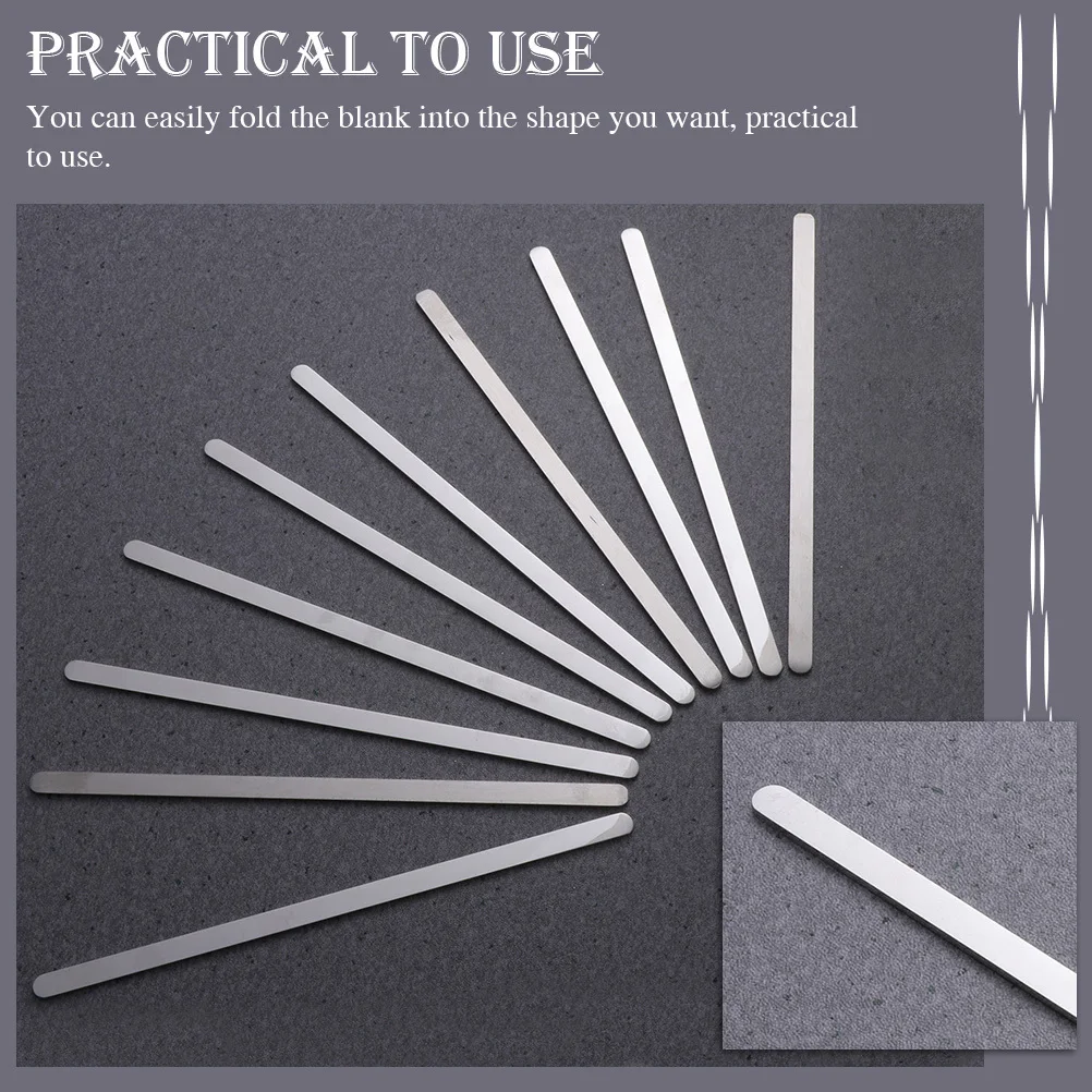 5Pcs Stainless Steel Bracelet Blanks Anti-Rust DIY Open Bracelet Strip for Stamping Engraving Bangle Making Jewelry Supplies