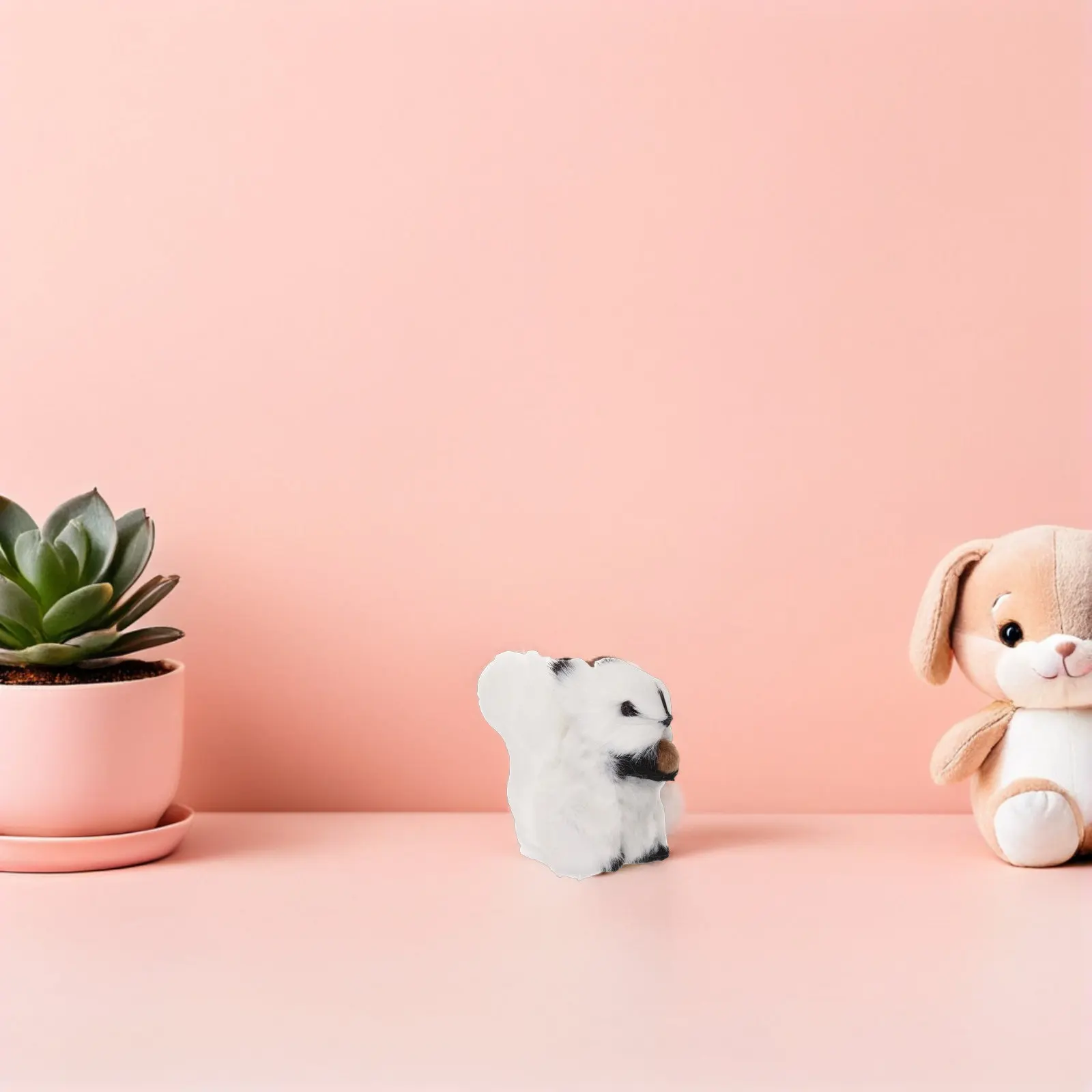 Scoiattolo Realistico Simulato, Mini Peluche di Scoiattolo da 10 cm per Decorazioni Domestiche, Oggetto di Scena Fotografico, Allestimenti Creativi