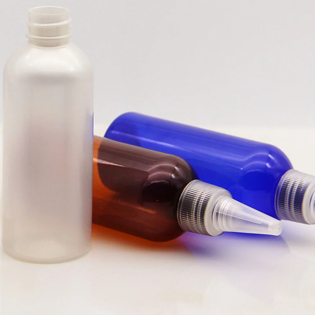 10 Uds. Botella exprimidora para aderezo, botellas para ensalada, ketchup, mostaza, cuidado del cabello, marrón, mascota