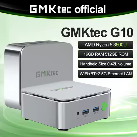 GMKtec NucBox G10 Mini Pc AMD Ryzen&trade; 5 3500U 2*DDR4 SO-DIMM 16GB/32GB RAM 512GB/1TB ROM Wifi 5 BT 5.0