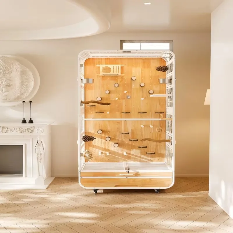 

Movable Eco-Friendly Stainless Carbon Steel Bird Cage