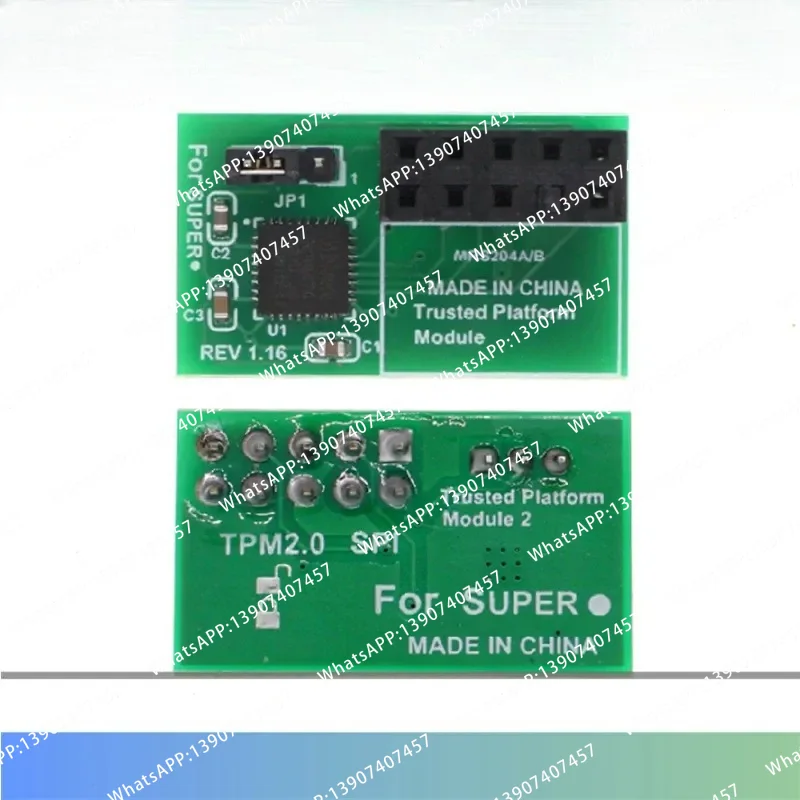TPM Security Module TPM2.0 Security Processor, Trusted Platform SuperMicro