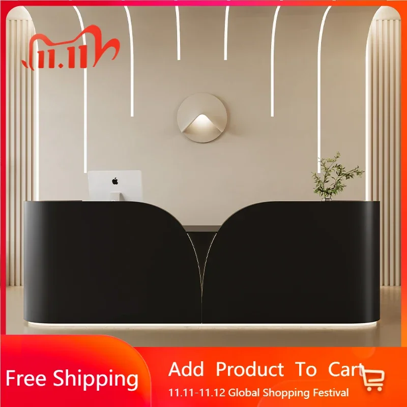 

Regale Distillation Cash Reception Desk Business Office Chairs Wall Table Reception Tables Counter Toonbank Postmodern Furniture