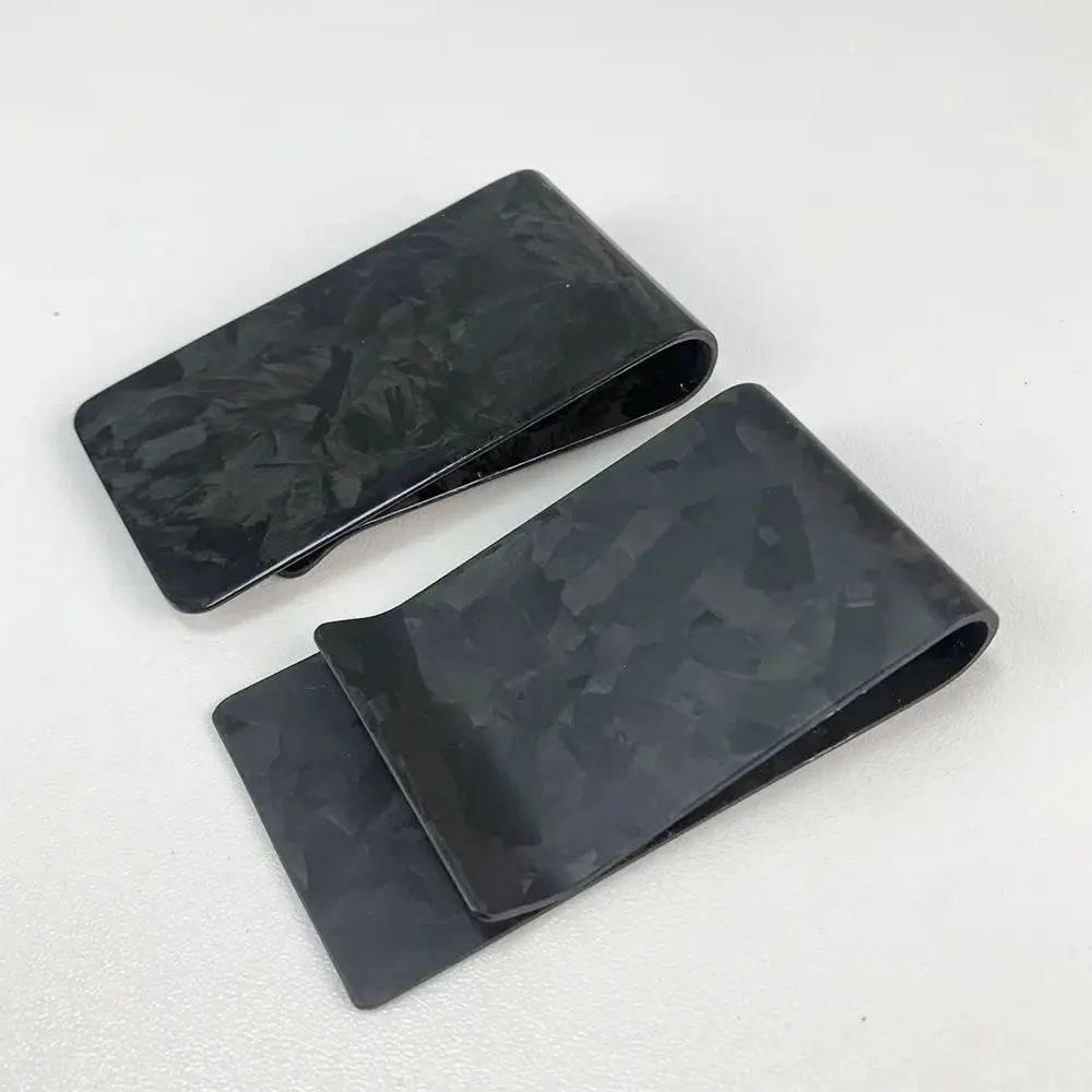 Fashion Real Carbon Fiber Card Holder Minimalist Slim Money Clip Stylish Cash Clip Business