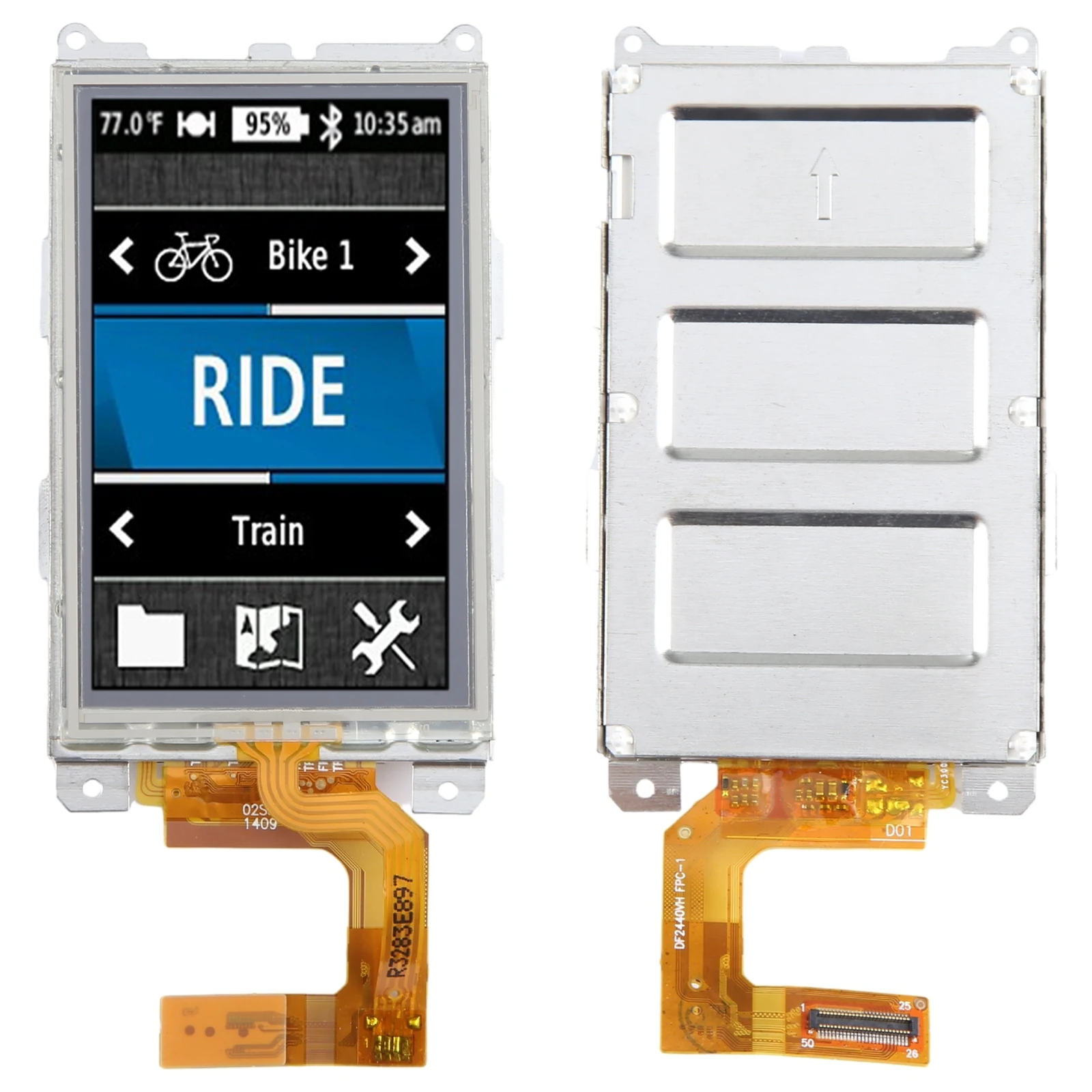 Original for Garmin Edge Alpha 100 / Garmin Edge 800 / Edge 810 LCD Screen with Digitizer Full Assembly