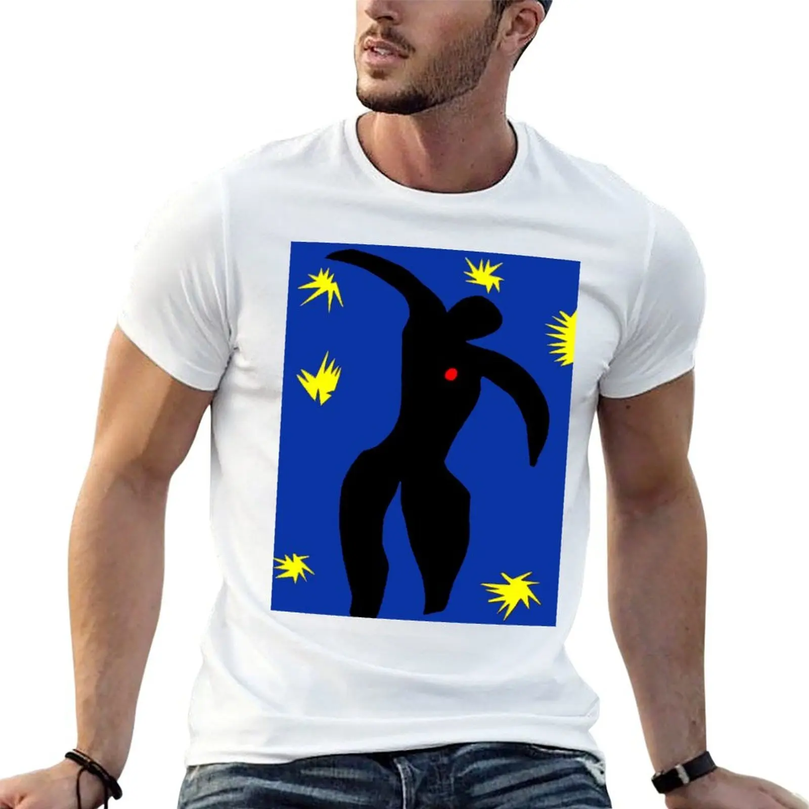 

Icarus ; Vintage Abstract Henri Matisse Print T-Shirt man t shirt summer cotton tshirt 100% T-Shirt