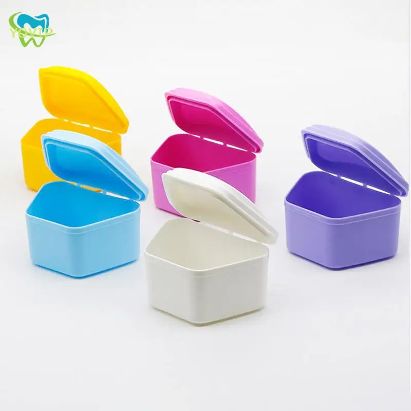 1Pcs Tooth Retainer Tooth Box Braces Container Mouthguard Guard Denture Storage Case Clean Organizer Case