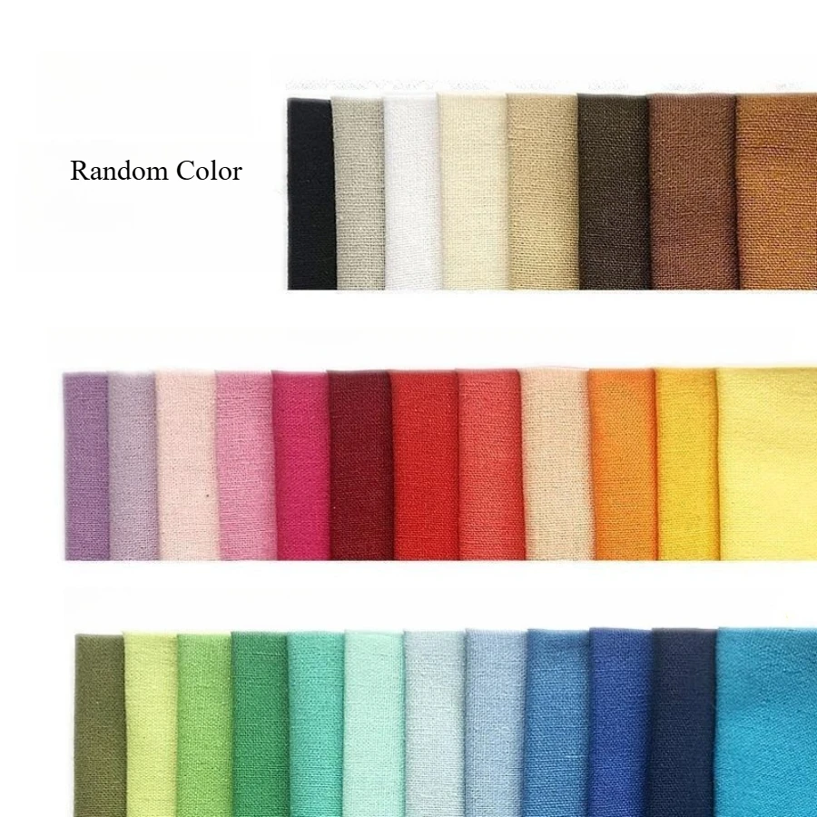 قطع صغيرة من نسيج القطن بلون سادة يمكنك صنعها بنفسك ملابس دمى من القماش المرقعة باللون الأبيض والأحمر والأسود قطع صغيرة كاملة