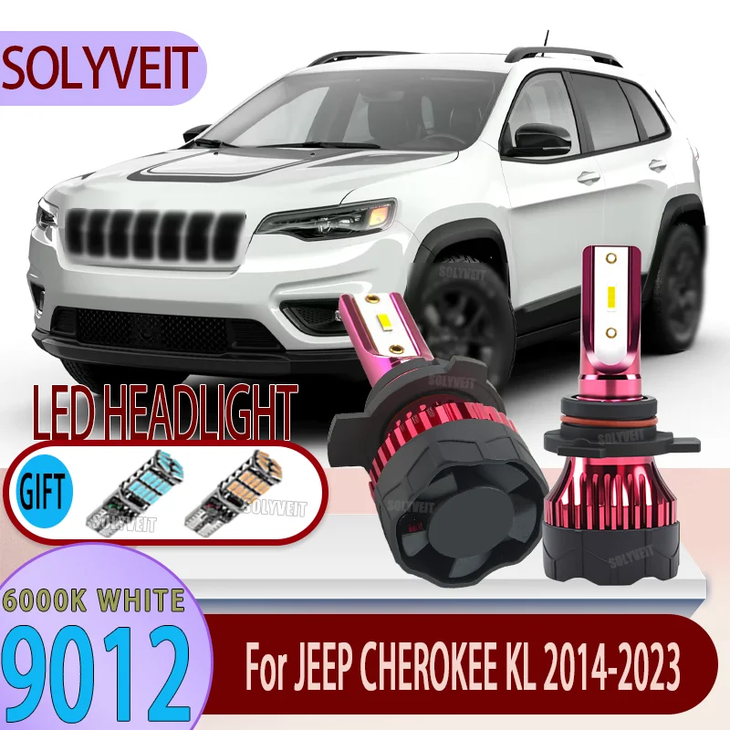 

Plug in LED Headlight 9012 Enjoy 6000k White High Bright For JEEP CHEROKEE KL 2014 2015 2016 2017 2018 2019 2020 2021 2022 2023