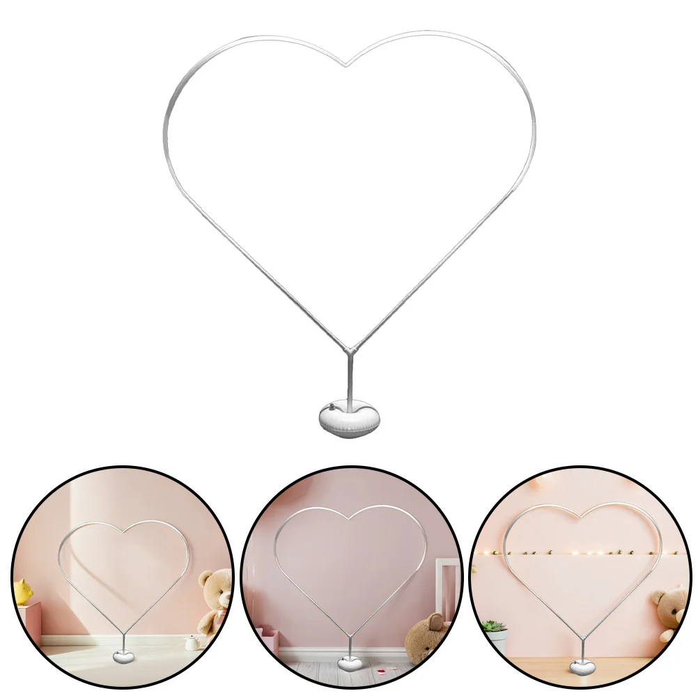 

1Set Heart Shaped Balloon Arch Kit Water Fillable Base Flexible Poles Double Stability Reusable For Wedding Birthday Party Decor