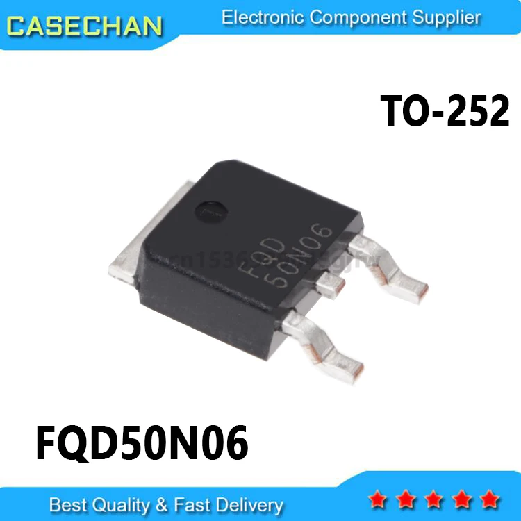 50PCS FQD50N06 50N06 50A 60V TO-252 3L (DPAK) new