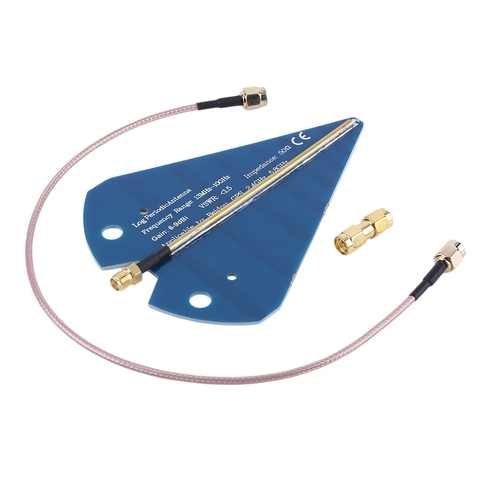 1300 ميجا هرتز - 10 جيجا هرتز سجل صغير هوائي دوري 50 واط هوائي اتجاهي 6-9dB كسب الاتجاه السلبي العثور على هوائي للنطاق العريض