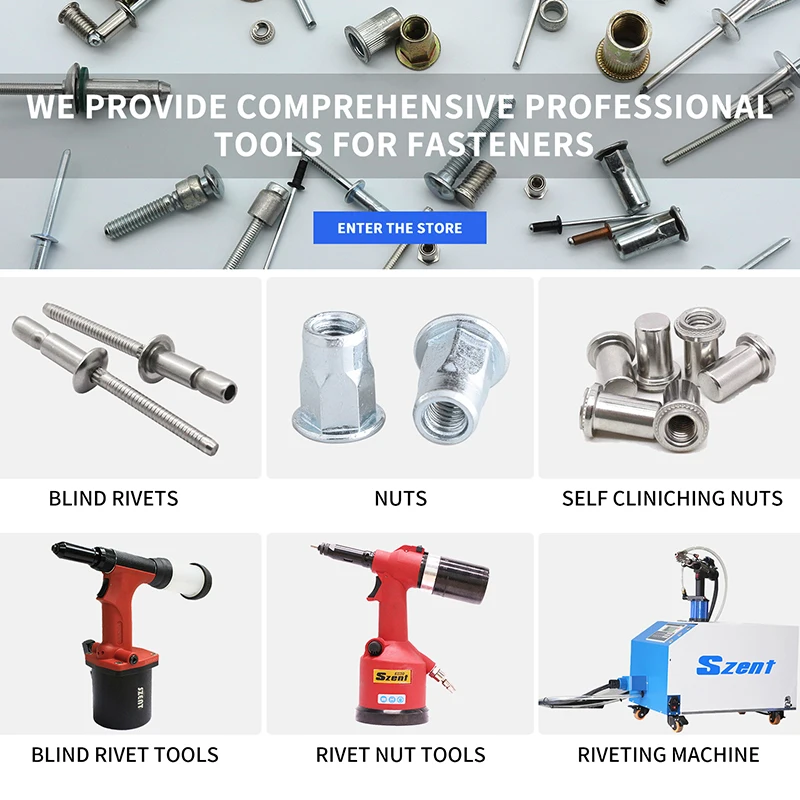 Pneumatic Air Hydraulic Pop Rivet Gun Blind Riveter Riveting Toolfor 5/32"  3/16" 1/4" Diameter on Sale