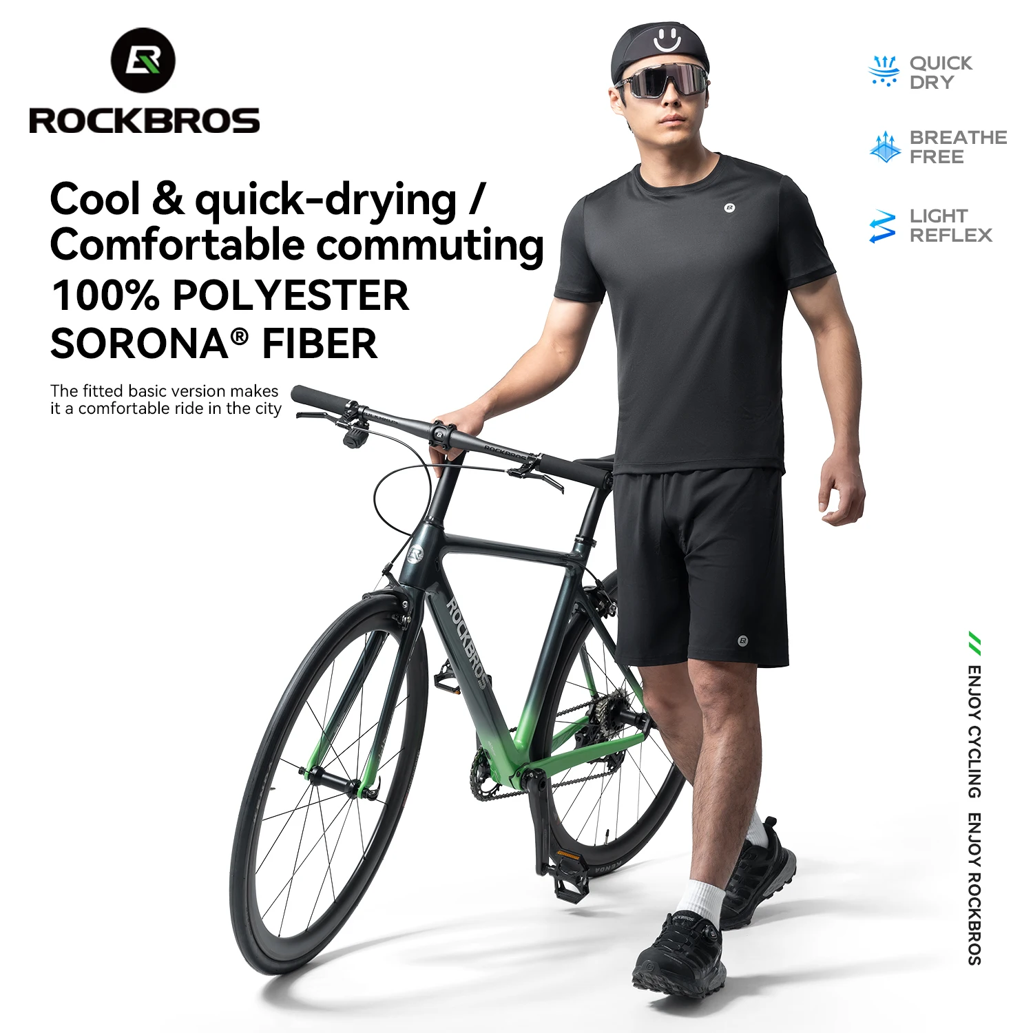 ROCKBROS الدراجات السراويل للصدمات دراجة Underpant MTB الطريق دراجة ركوب قصيرة ركوب الدراجة الرجال الصيف السراويل الرياضية غير رسمية