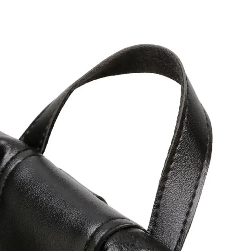 

Durable PU Leather Laptop School Bag Simple Waterproof Large Capacity Backpack Solid Color Daypack College Backpack Teenagers