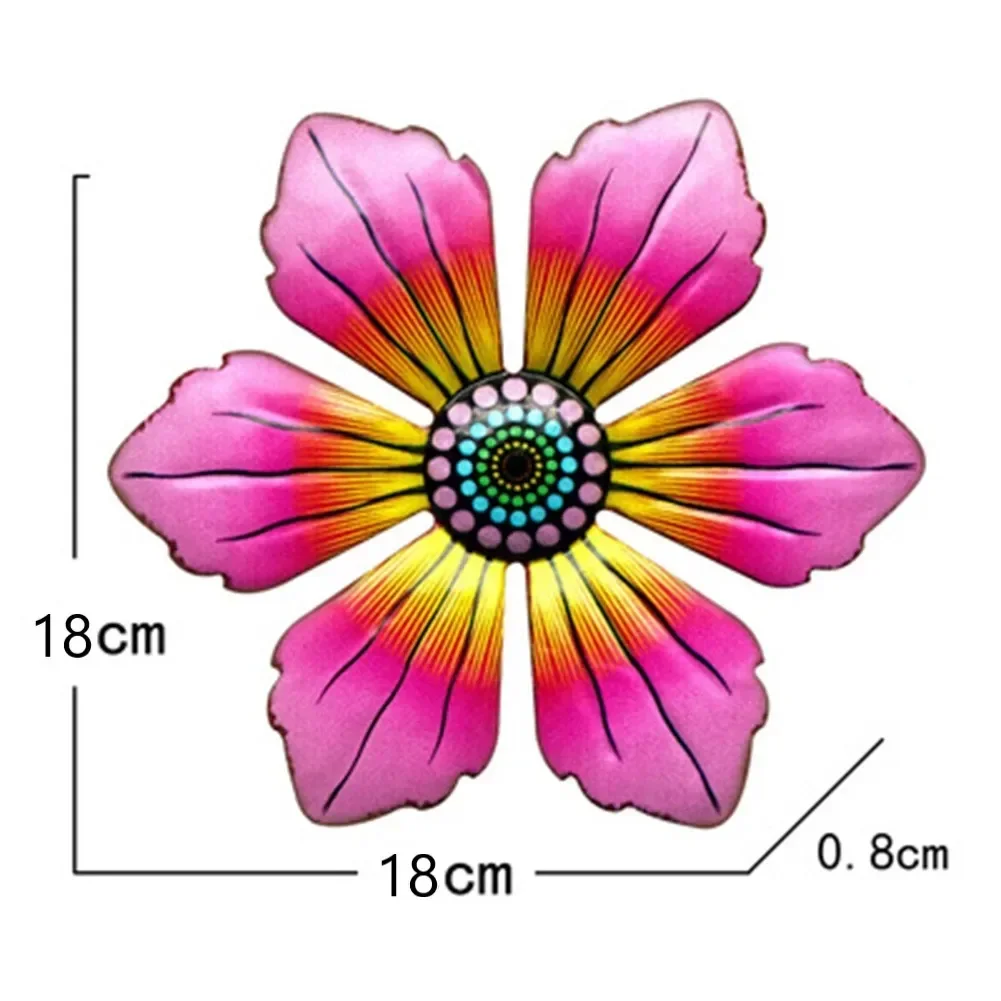Metalowa rzeźba kwiatowa na ścianę Wisząca ozdoba na zewnątrz do ogrodu Dekoracja domu Dekoracja podwórkowa Dekoracja ogrodowa Accesso