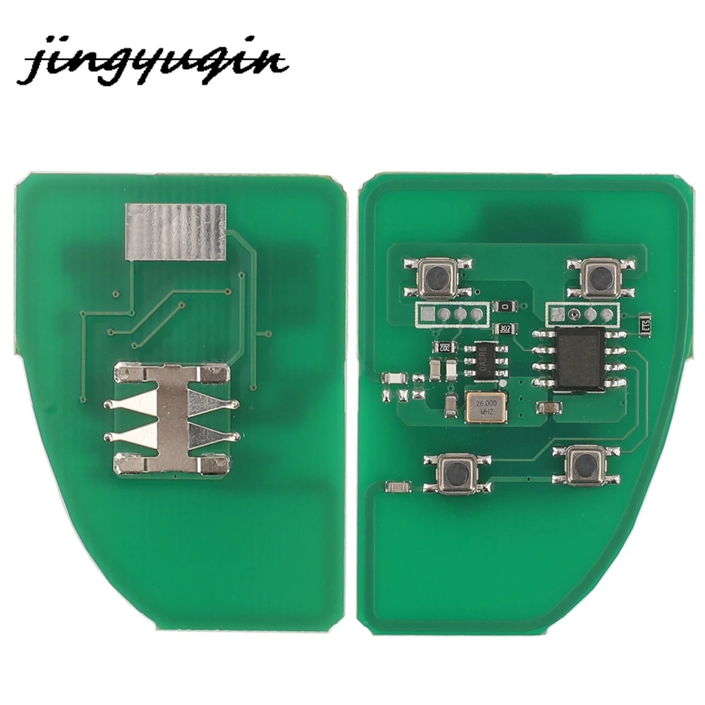 jingyuqin 4 Buttons Smart Remote Car Key Fob 315/433mhz 4d60 Chip For Jaguar X-Type S-Type 1999-2009 XJ XJR 2002-2008 NHVWB1U241