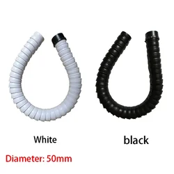 Arms 50mm  0.8m-2m POM Flexible Smoke Exhaust Ventilator Pipe for soldering smoke extractor Welding Fume