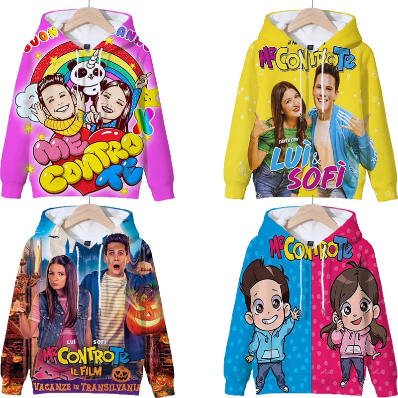 

New Me Contro Te 3D Print Hoodies Kids Long Sleeve Pullover Boys Girls Tracksuit Clothes Children Sweatshirts Cartoon Tops Coat