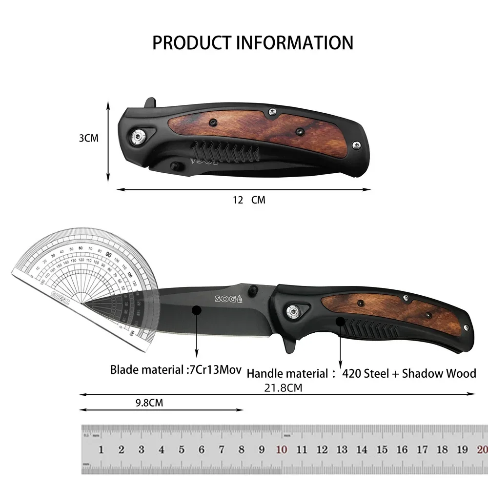 TAC XR Blackout Flipper Folding Pocket Knife D2 Blade G10 Handles Self-defense Utility Tactical Knives Outdoor EDC Multitool