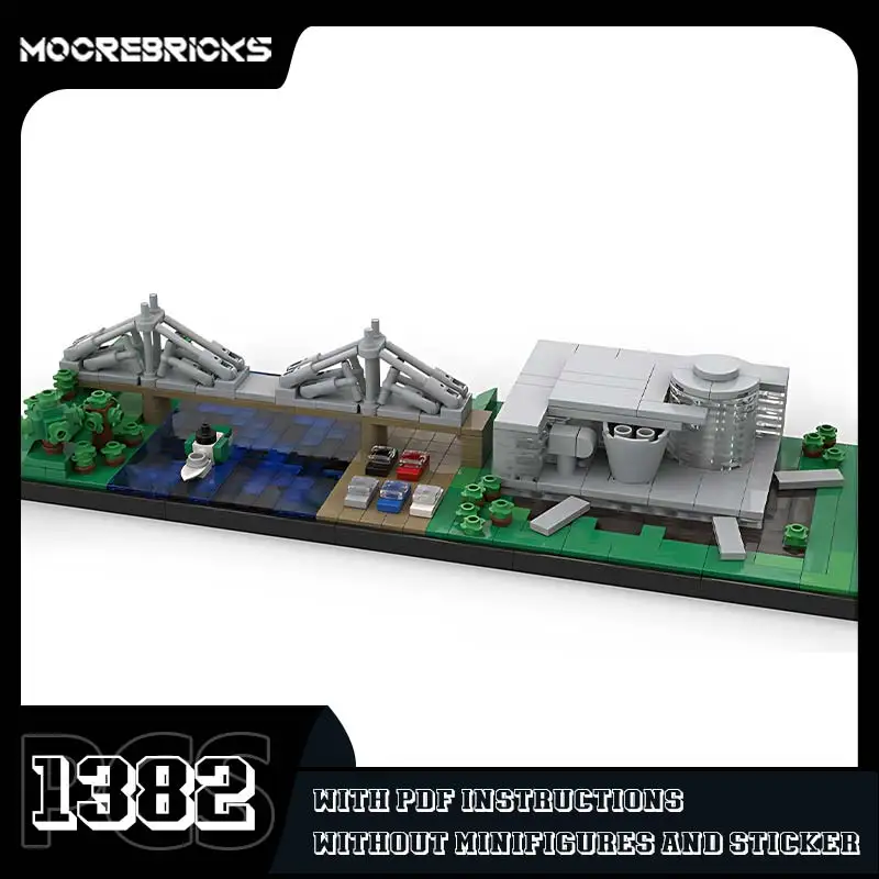 MOC-71170 Dresden Skyline Klocki Konstrukcyjne Architektura Miasta Model Małe Cząsteczki Oryginalne Klocki Ekspozycyjne Zabawki Prezent na Boże Narodzenie
