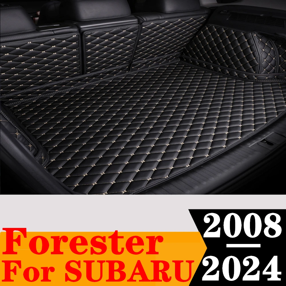 

Custom Full Set Car Trunk Mat For SUBARU Forester 2024 2023 2022 2021 2020 2019 Rear Cargo Liner Tail Boot Tray luggage Pad Part