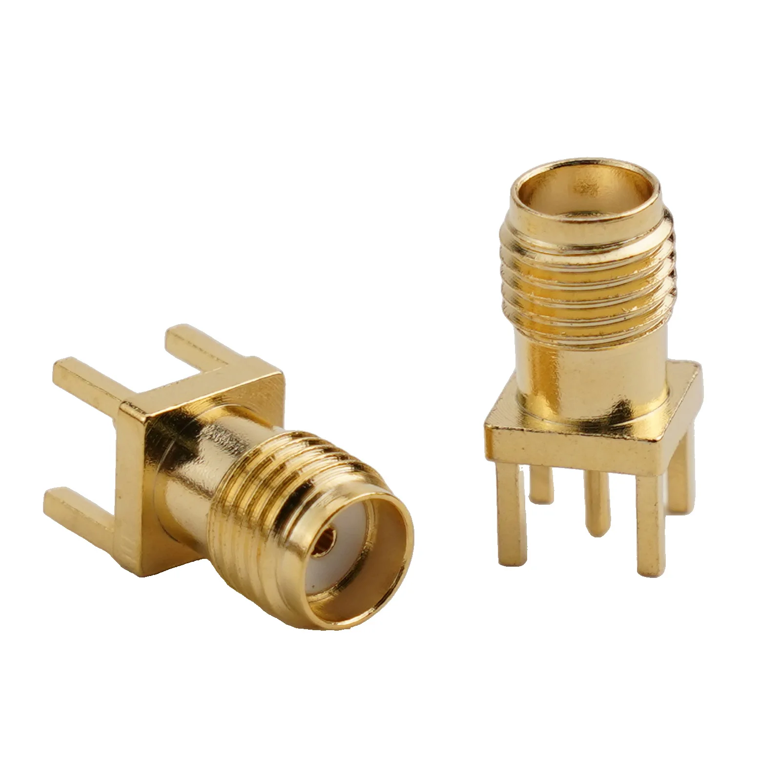 5 สําหรับ SMA หญิง RF COAX ซ็อกเก็ตตัวเชื่อมต่อ PCB Mount 4mm Through Hole SOLDER Port สําหรับเสาอากาศภายนอกและ MINI WAVE อุปกรณ์