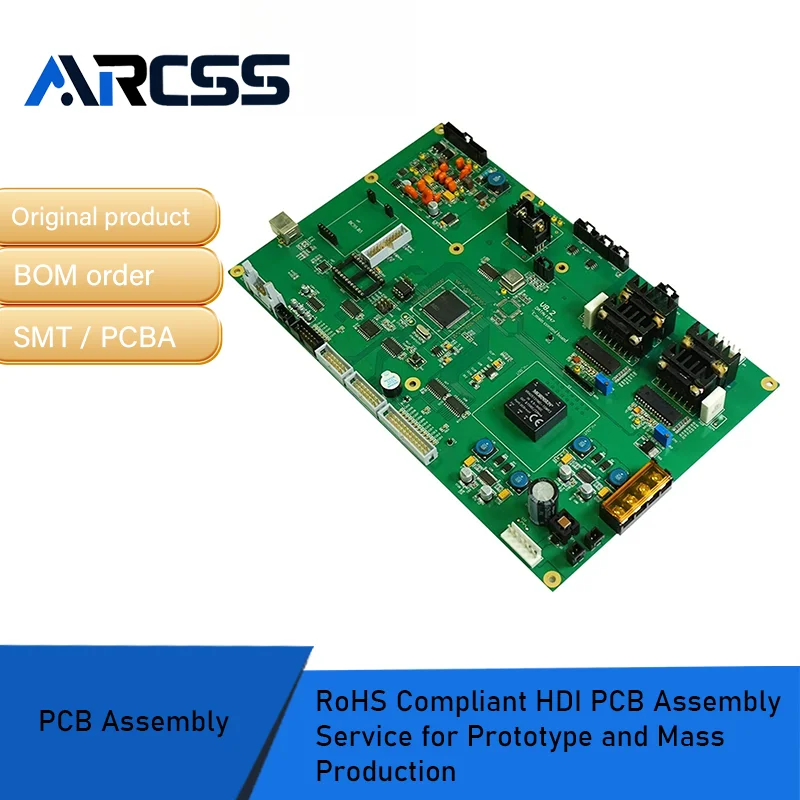خدمة تجميع ثنائي الفينيل متعدد الكلور المتوافقة مع RoHS للنماذج الأولي والإنتاج الشامل