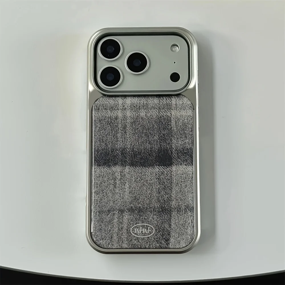 Clmj Strickdesign Handyhülle für iPhone 17 16e 16 15 14 13 12 11 Pro Max X XR XSMAX 8 7 Air Plus Luxuriöse Transparente Weiche Rückabdeckung