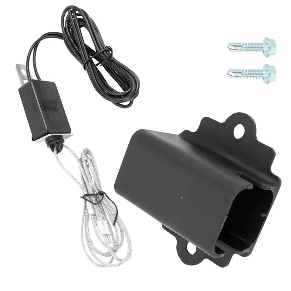 Trailer Breakaway Switch 4ft Coiled Cable Emergency Electric Brake System Plug Holder Pull Pin for RV Camper