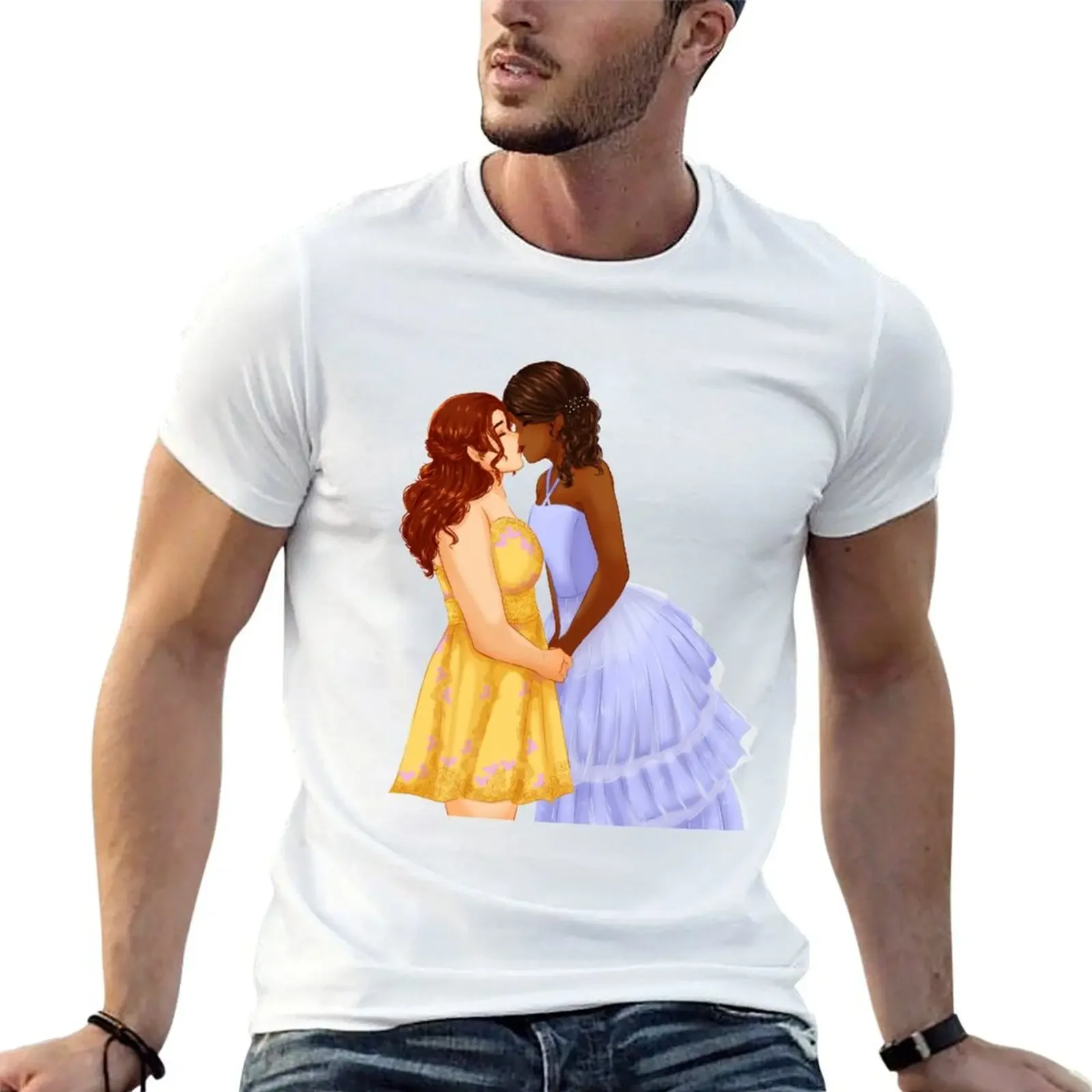 

Leah and Abby T-Shirt graphic tee shirt blue archive cotton graphic tees sports fans workout shirts for men