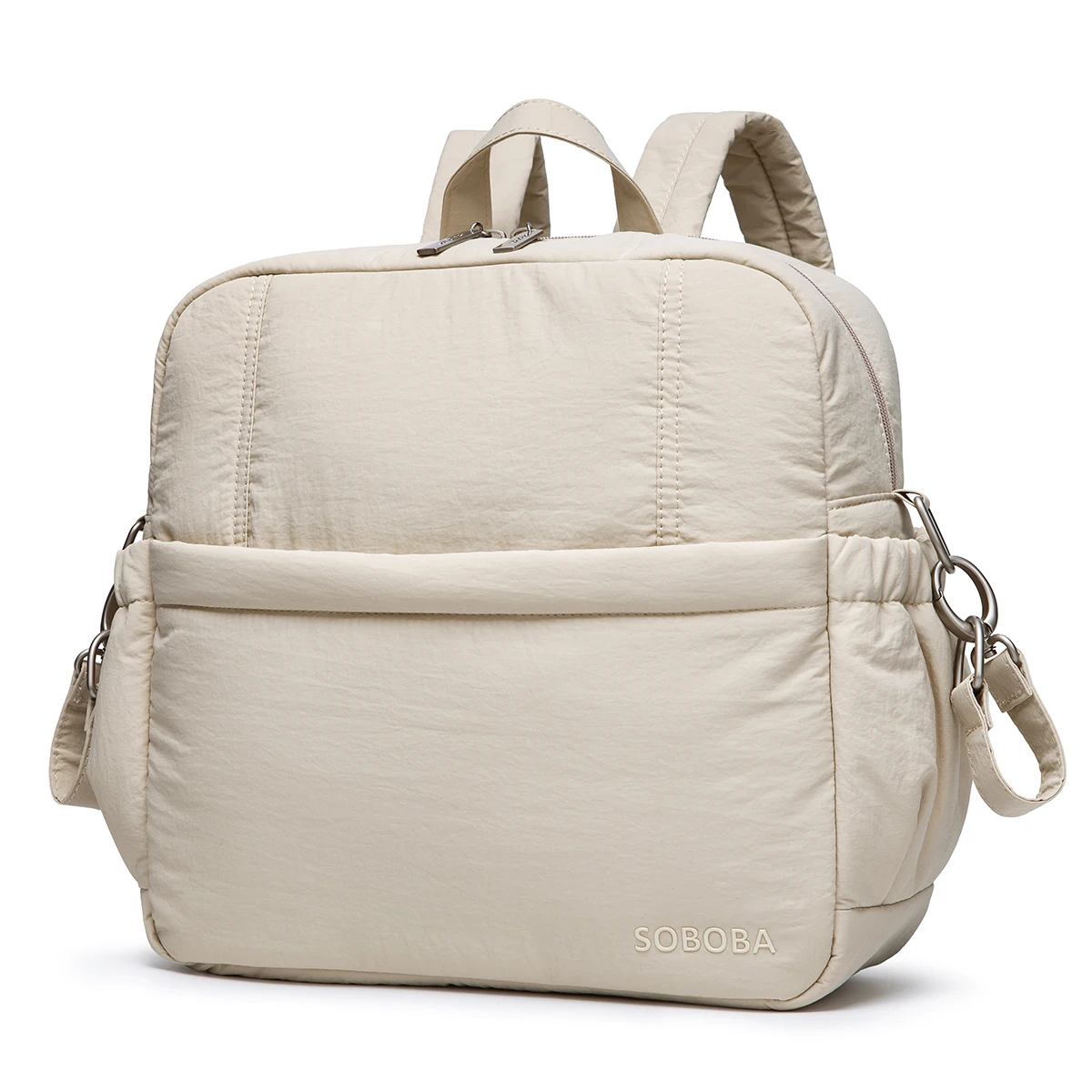 Soboba Large Capacity Diaper Backpack Multi-functional Nappy Changing Bag for Newborns Travel-Friendly Parenting Essentials