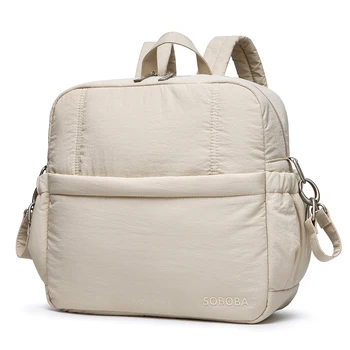 Soboba Large Capacity Diaper Backpack Multi-functional Nappy Changing Bag for Newborns…